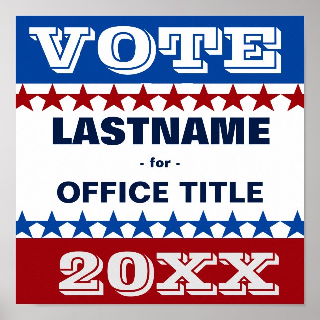 Poster Modelo da Campanha Personalizada (Frente)