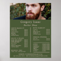 Modelo de Barba Ruiva, Lista de Preços de Barbeari