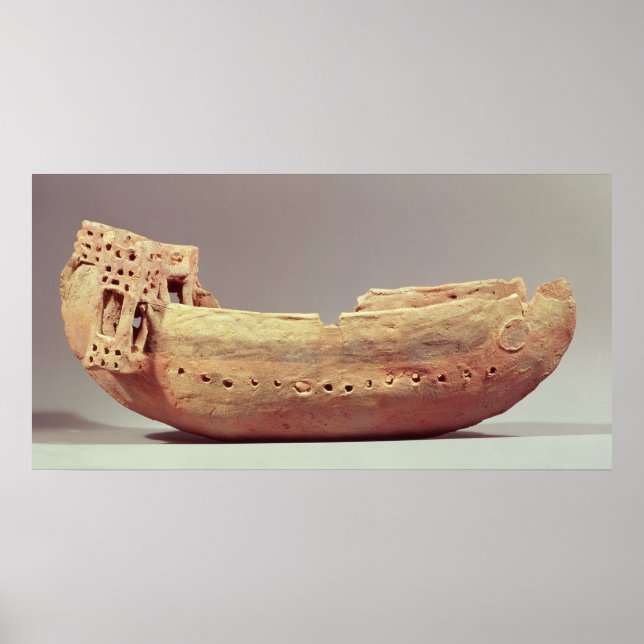 Poster Modelo de barco com convés de alto mar (Frente)