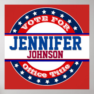 Poster Modelo de campanha personalizada