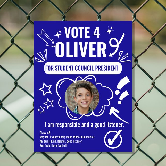 Poster Modelo de Cartaz de Votação do Conselho Escolar pa (Criador carregado)