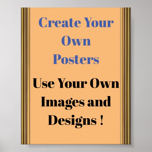 Poster Modelo de cartaz para download instantâneo (Frente)