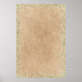 Poster Modelo de casamento Boho Baby's Breath para person