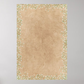 Poster Modelo de casamento Boho Baby's Breath para person