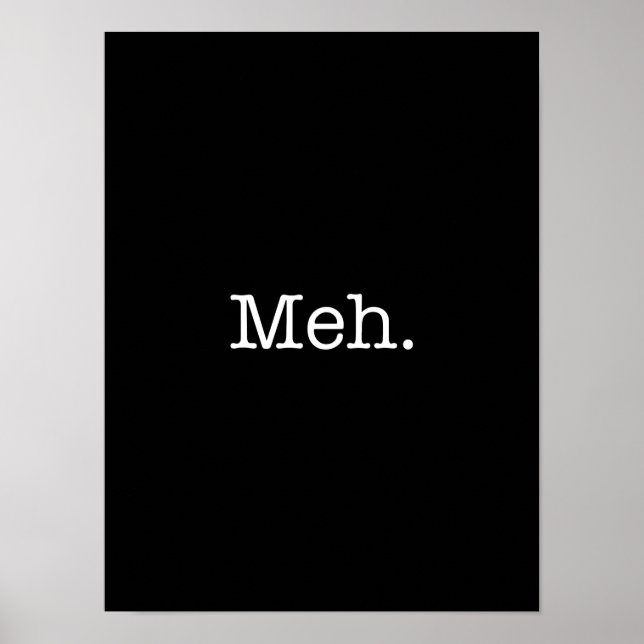 Poster Modelo de Citações Legais - Citações de Meh (Frente)