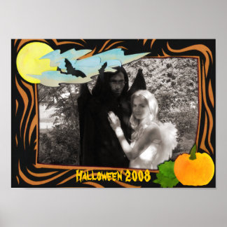 Pôster Modelo de Halloween