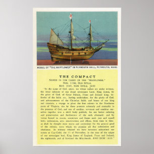 Pôster Modelo de Mayflower