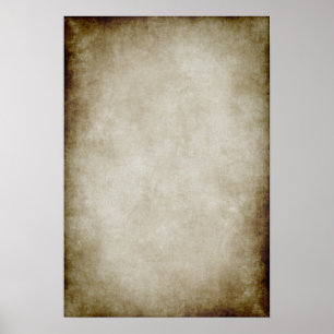 Poster Modelo de Papel de Pergaminho em Fundo