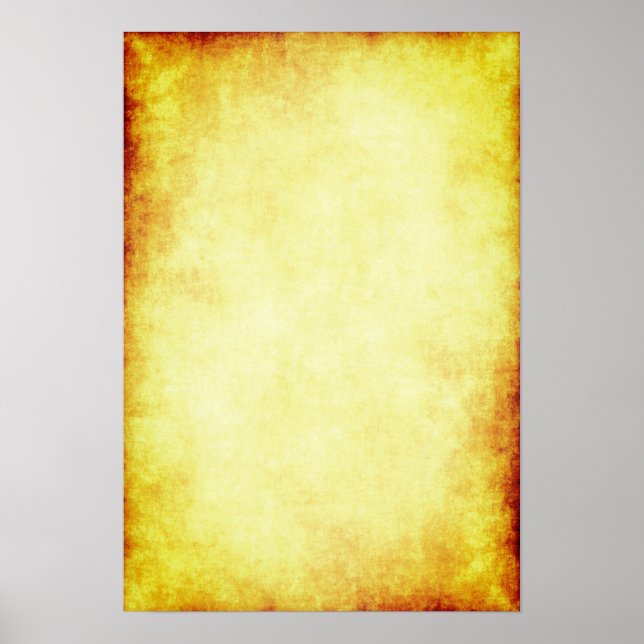 Poster Modelo de Papel de Pergaminho em Fundo (Frente)