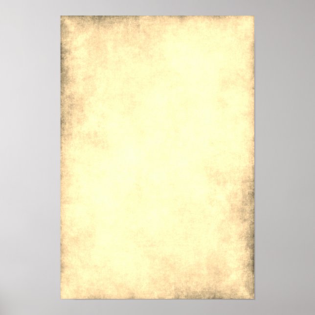 Poster Modelo de Papel de Pergaminho em Fundo (Frente)