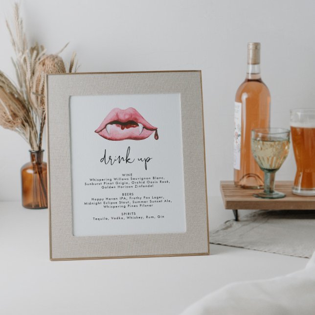 Poster Modelo de Sinal de Bar de Partido Halloween (Criador carregado)