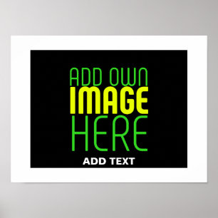 POSTER MODELO DE TEXTO DE IMAGEM PRETA SIMPLES EDITÁVEL M