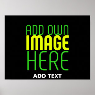 POSTER MODELO DE TEXTO DE IMAGEM PRETA SIMPLES EDITÁVEL M