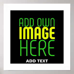 POSTER MODELO DE TEXTO DE IMAGEM PRETA SIMPLES EDITÁVEL M