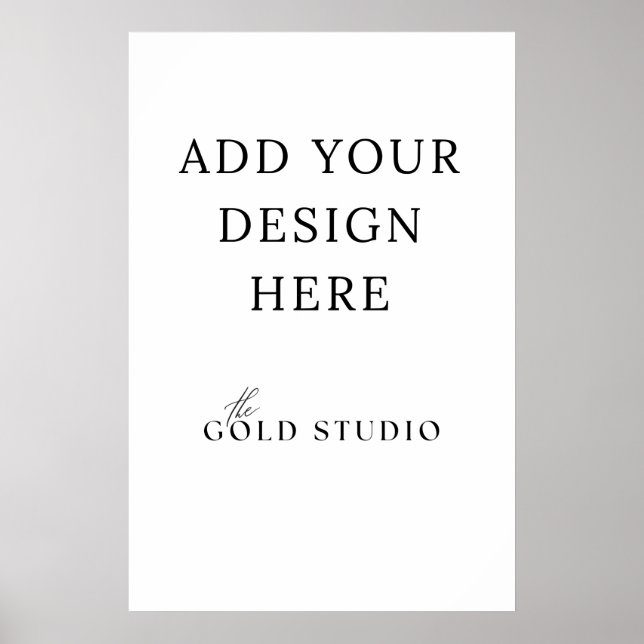 Poster Modelo de Vazio de 20 x 30 polegadas (Frente)