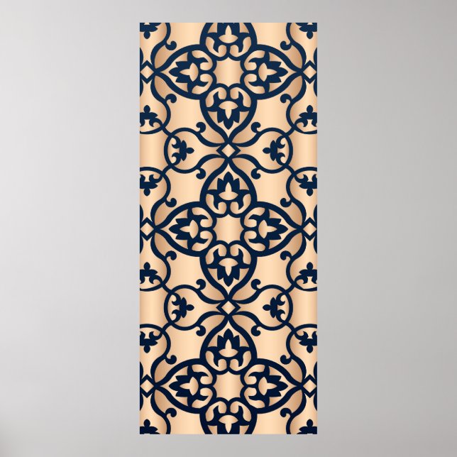 Poster Modelo do painel de corte a laser (Frente)