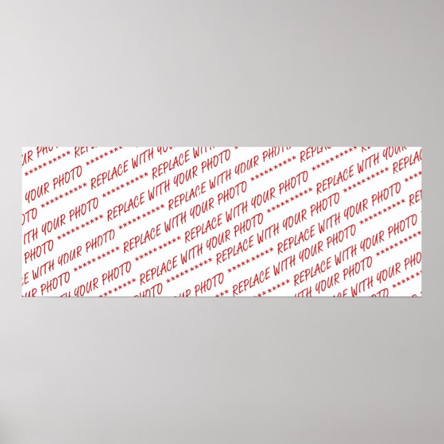 Pôster Modelo para Foto Panorâmica, Grupo ou Classe (Frente)