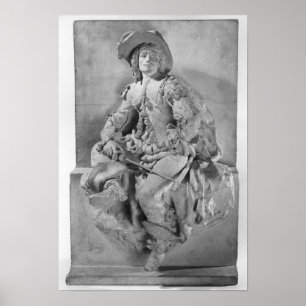 Pôster Modelo para o monumento a Alexandre Dumas Pere