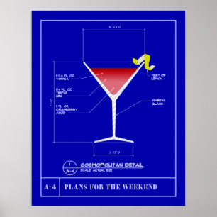 Poster Modelo para um cosmopolita