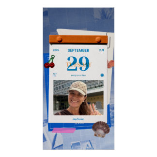 Pôster Modelo PicCollage - Cartaz Glossy 14x28 Alta