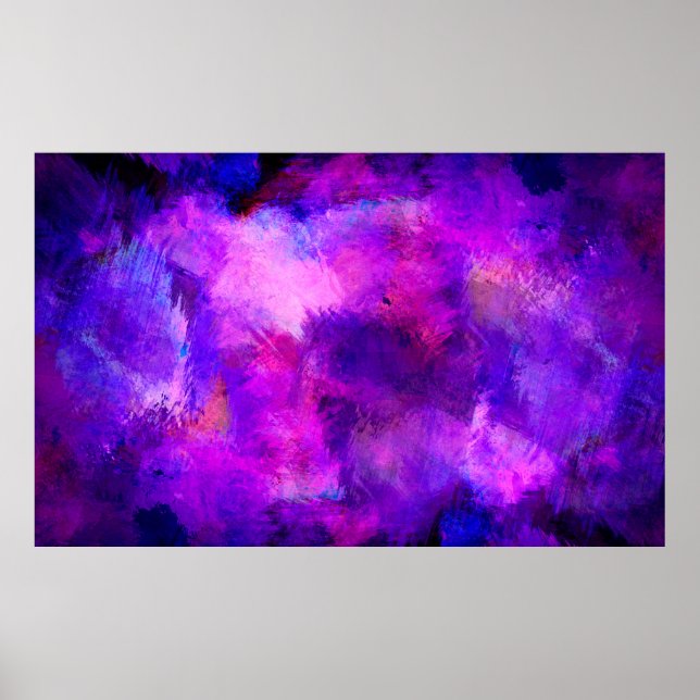 Poster Modelo púrpura de textura de fundo (Frente)