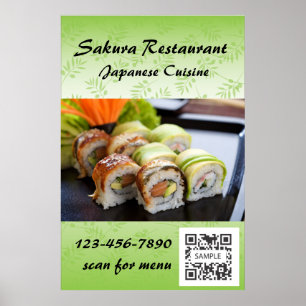 Poster Modelo Sushi