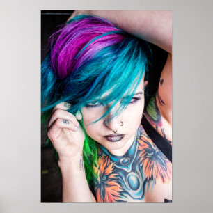 Pôster Modelo Tattooed - Ashley Lynn