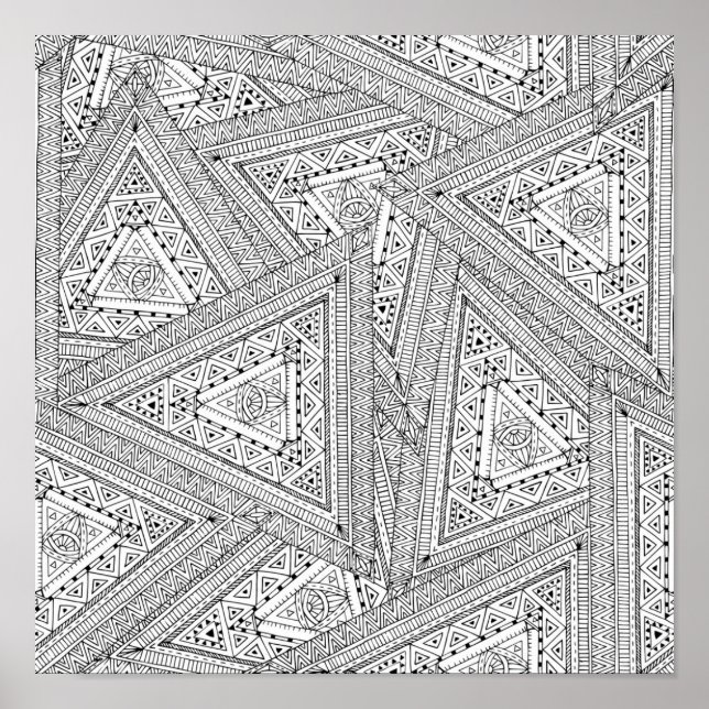 Pôster Modelo Tribal 2 (Frente)