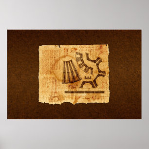 Pôster Modelos da torre Eiffel