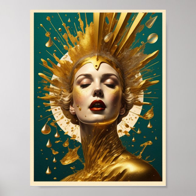 Poster Modern Art Girl (Frente)