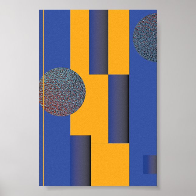 Poster Modern Bauhaus: Design original do TMD (Frente)