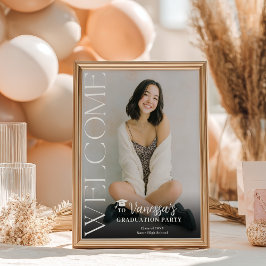 Poster Modern Casual  Trendy photo graduation Welcome