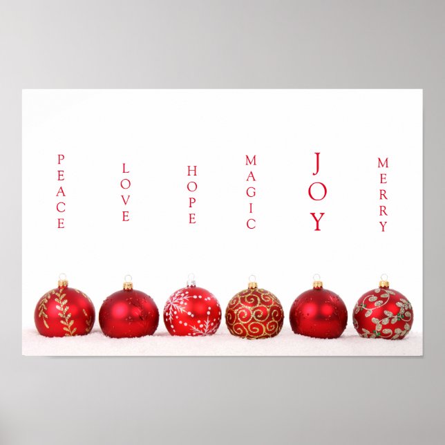 Poster Modern Christmas Joy (Frente)