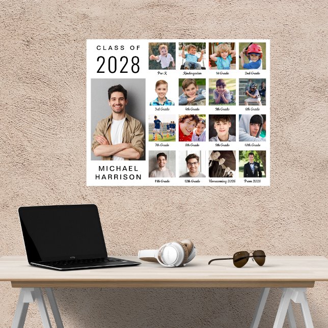 Poster Modern Graduation 17 Photo Collage (Criador carregado)