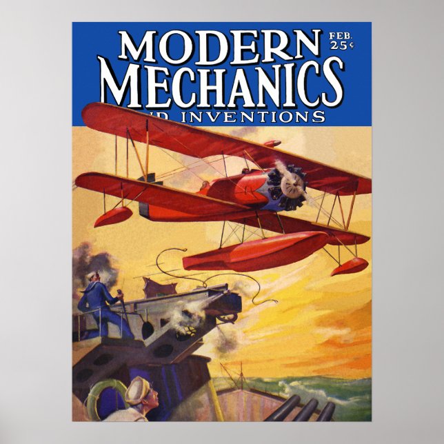Poster Modern Mechanics and Inventions (Frente)