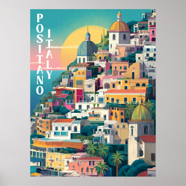 Poster Modern Positano Trave (Frente)