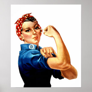 Poster Modern Rosie the Riveter