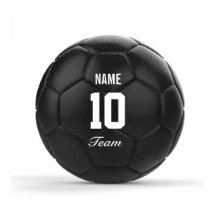 Modern Team Soccer Ball Personalized Text