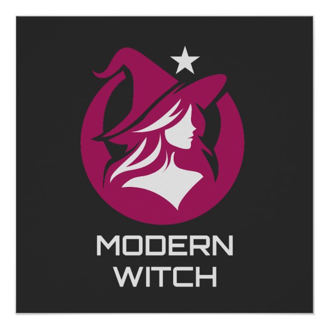 Pôster Modern Witch Pagan Magic (Frente)