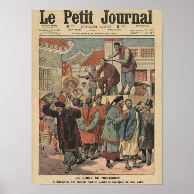 Pôster Modernização da China (Frente)