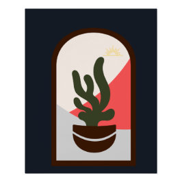 Pôster Moderno Contemporâneo Boho Glossy Poster