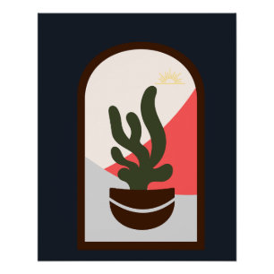 Pôster Moderno Contemporâneo Boho Glossy Poster