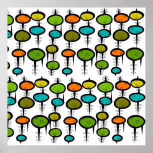 Poster moderno do século médio nº 44