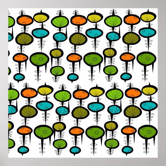 Poster moderno do século médio nº 44 (Frente)