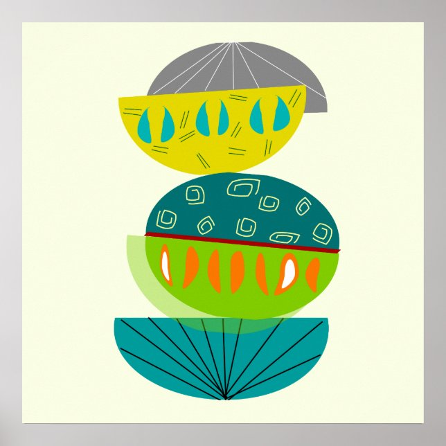 Poster moderno do século médio nº 55 (Frente)