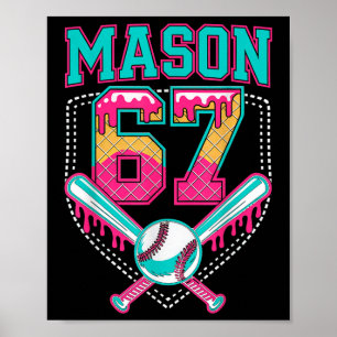 Poster Moderno Mason 67 Mem Sorvete Drip Bysebyll Anivers