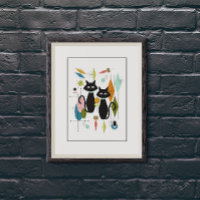 Moderno Meio século de Gatos Cortes