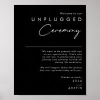 Moderno Minimalista | Cerimônia Preta Desligada