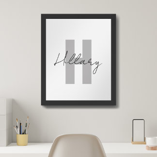 Poster Moderno simples personalizado Personalizado