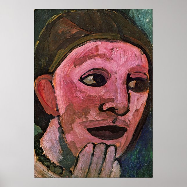 Poster Modersohn-Becker - Autorretrato 1907 (Frente)